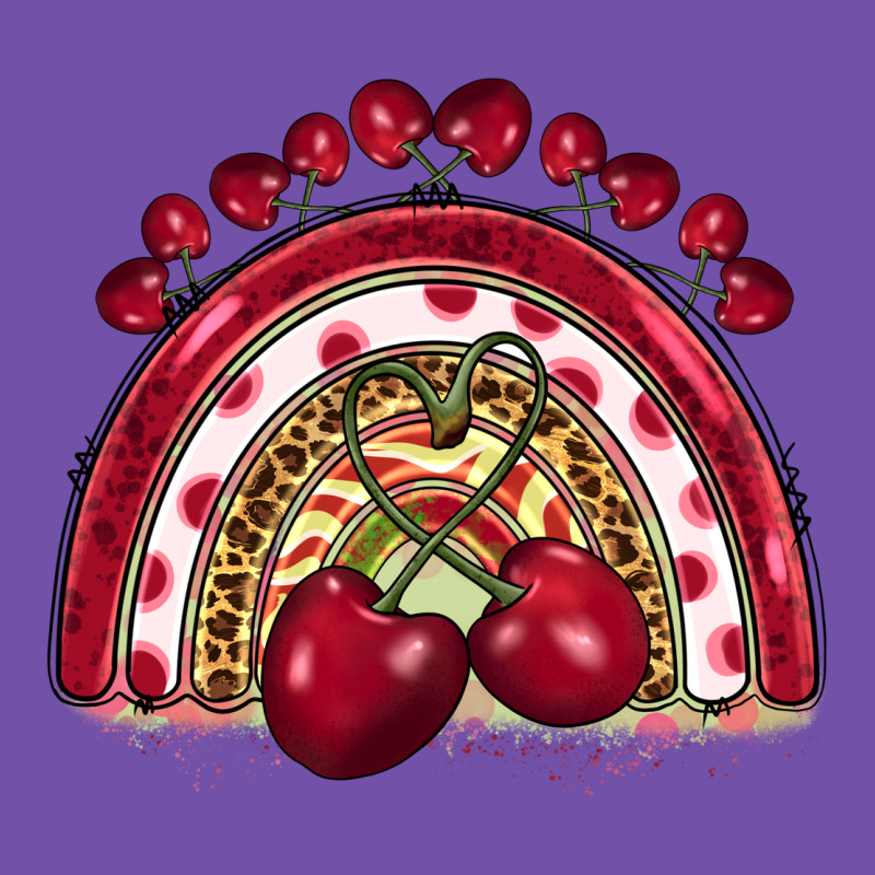 Cherry Rainbow Premium Sweatshirt by BarkalooDesign | Teevron