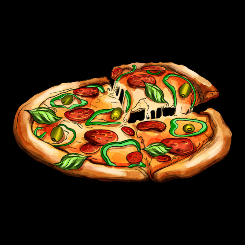 Big Pizza Urban Hoodie by AdoDesignShop | Teevron