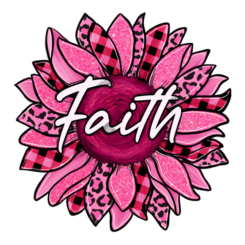 Faith Breast Cancer Awareness Sunflower Premium Tee by Jasminsmagicworld | Teevron