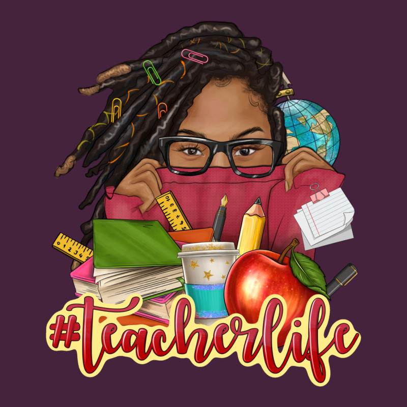 Afro Woman Teacher Life Premium Tee by NancyCooperArtShop | Teevron