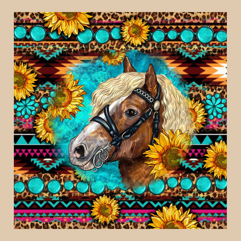 Haflinger Horse Aztec Heavyweight Sweatshirt by LillyAllenDesigns | Teevron