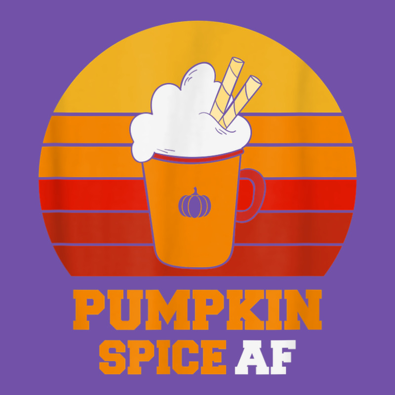 Pumpkin Spice Af Retro Vintage Background Happy Halloween Premium Sweatshirt by longCreatives | Teevron