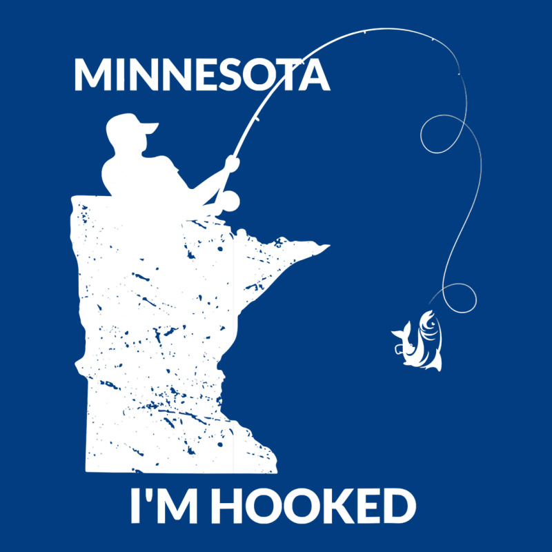 Mn Minnesota Fishing T Gift For Fishermen And Anglers Premium Sweatshirt by longCreatives | Teevron