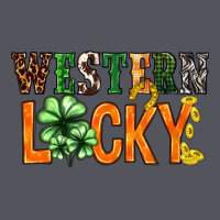 Western Lucky With Clover St. Patricks Day Vintage Hoodie | Teevron