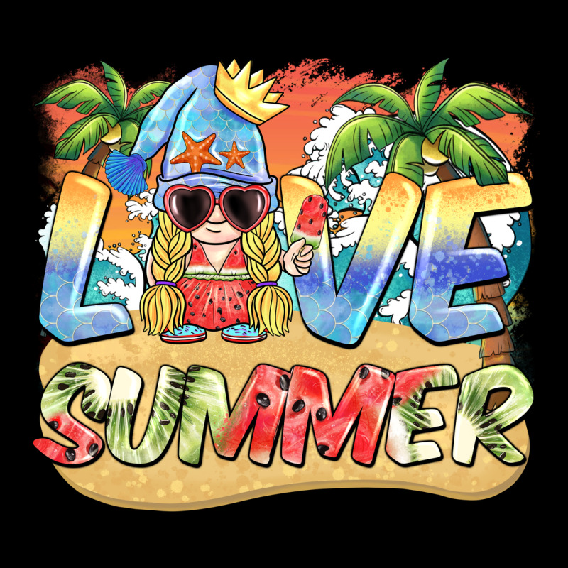 Love Summer Gnomes  Background Premium Sweatshirt by BarkalooDesign | Teevron