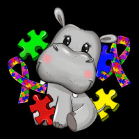Autism Hippopotamus Urban Heavy Tee | Teevron