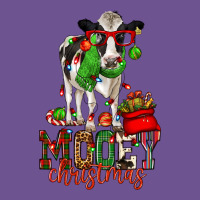 Mooey Christmas Holstein Cow Vintage Tee | Teevron