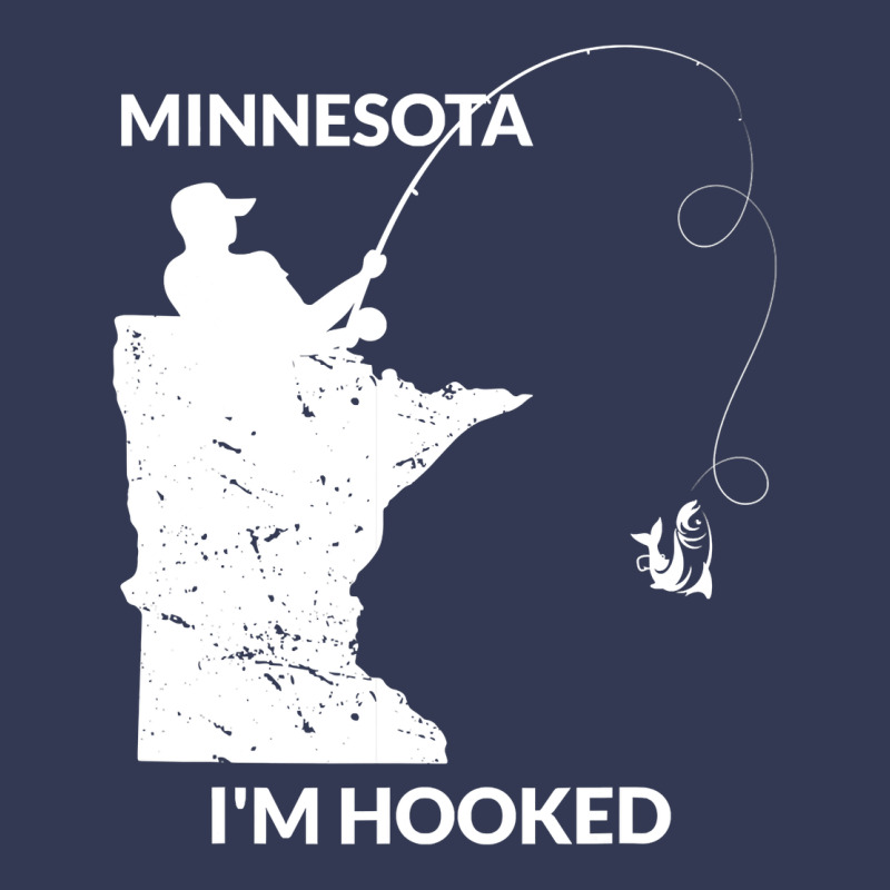 Mn Minnesota Fishing T Gift For Fishermen And Anglers Heavyweight Hoodie by longCreatives | Teevron