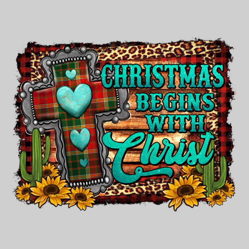 Christmas Begins With Christ Cross Premium Tee by Jasminsmagicworld | Teevron