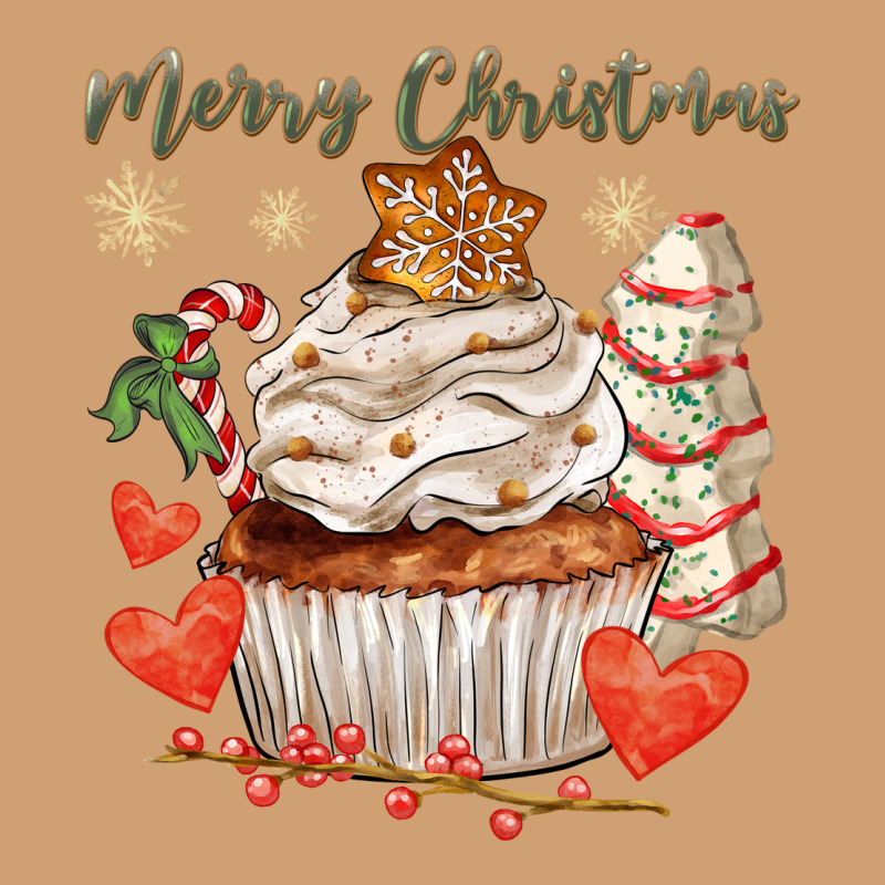 Merry Christmas Cupcake Vintage Tee by CowGirlArtShop | Teevron