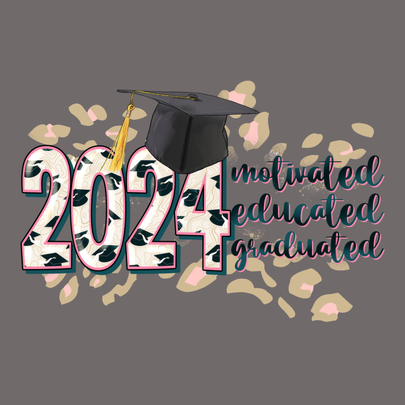 2024 Motivated Educated Graduated Urban Heavy Tee by CowGirlArtShop | Teevron