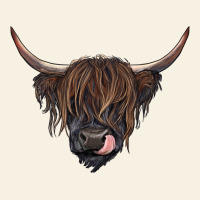 Black Highland Cow Vintage Tee | Teevron