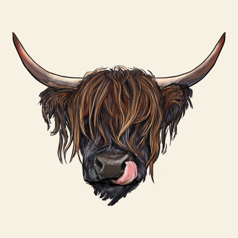 Black Highland Cow Vintage Tee by RanaPortraitStore | Teevron