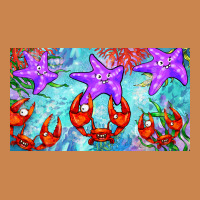 Crab And Starfish  Cup Heavyweight Hoodie | Teevron