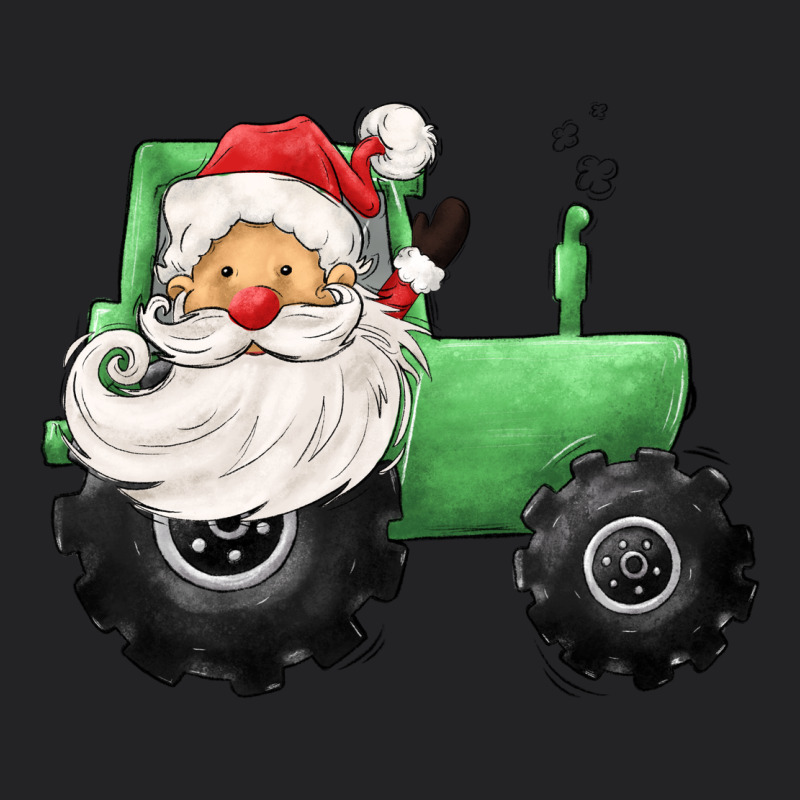 Santa Tractor Vintage Tee by CowGirlArtShop | Teevron