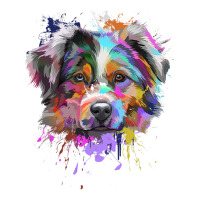 Splash Art Australian Shepherd   Aussie Lover Gifts | Teevron