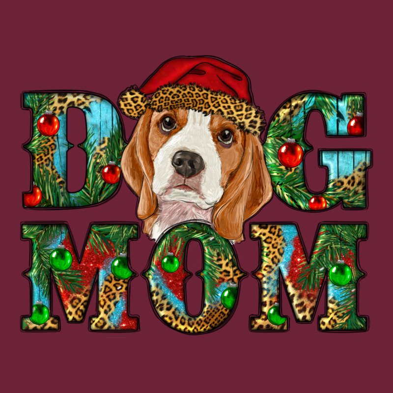 Christmas Dog Mom Beagle Long Sleeve Tee by RanaPortraitStore | Teevron