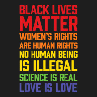 Black Lives Matter List Classic Tee | Teevron