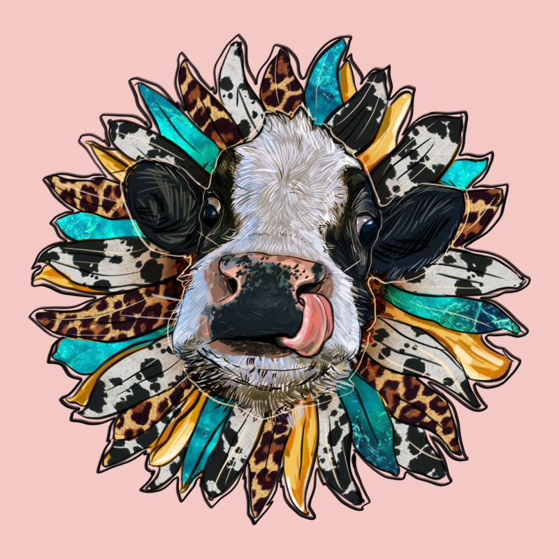 Baby Cow With Sunflower Urban Heavy Tee by RanaPortraitStore | Teevron
