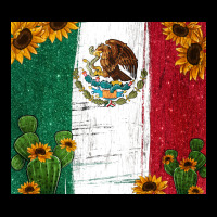 Cactus Sunflower Mexican Flag Z Premium Tee | Teevron