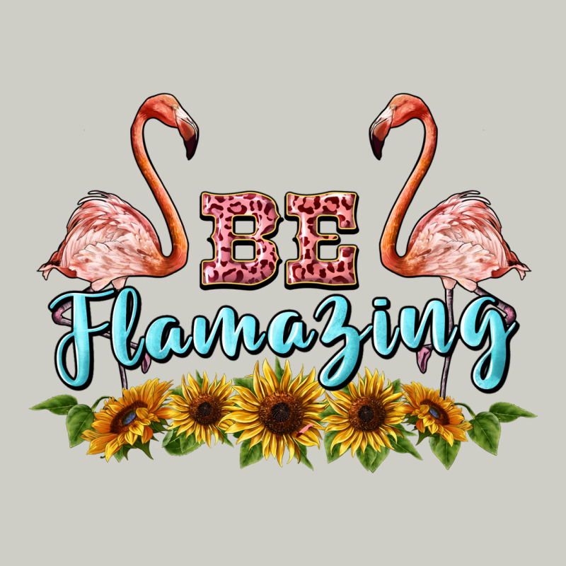 Be Flamezing Flamingo Heavyweight Hoodie by BarkalooDesign | Teevron