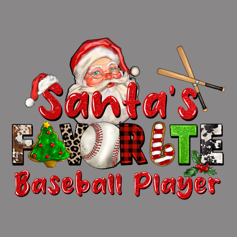 Santas Favorite Baseball Player Vintage Tee by CowGirlArtShop | Teevron