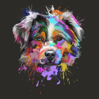 Splash Art Australian Shepherd   Aussie Lover Gifts Heavy Core Tee | Teevron