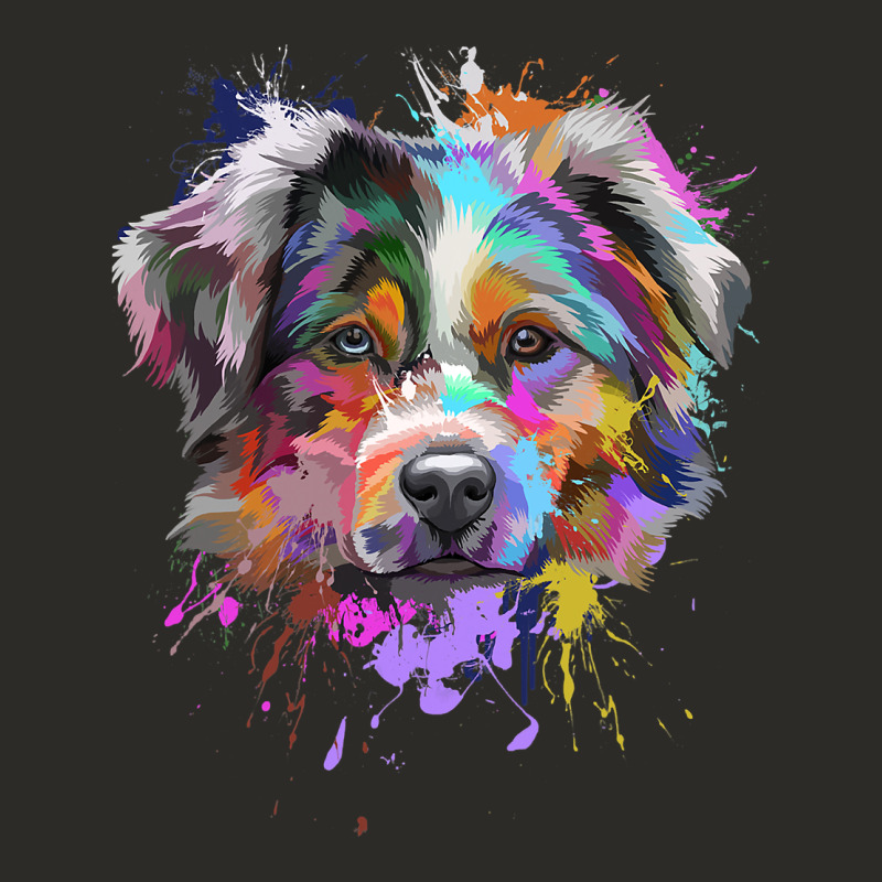 Splash Art Australian Shepherd   Aussie Lover Gifts Heavy Core Tee by longCreatives | Teevron