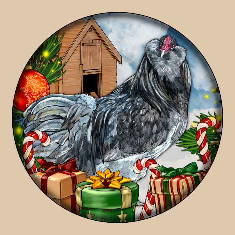 Ameraucana Rooster Christmas Heavyweight Sweatshirt by LillyAllenDesigns | Teevron