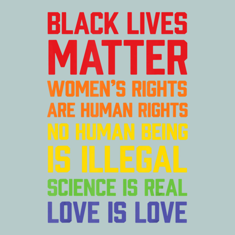 Black Lives Matter List Heavy Core Tee by longCreatives | Teevron