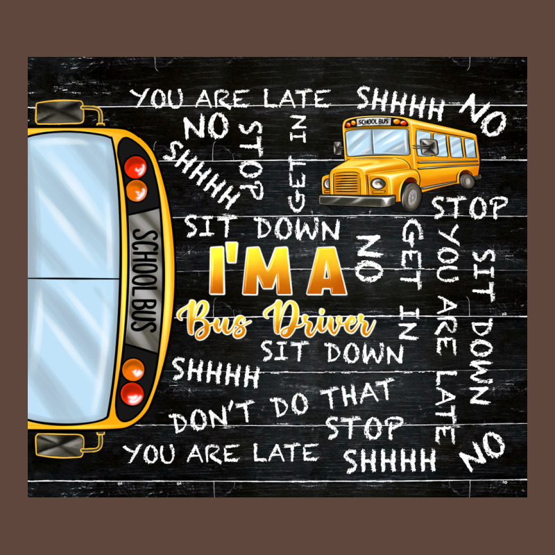 I'm A Bus Driver School Bus Black Classic Tee by TumblerDesignByShophia | Teevron
