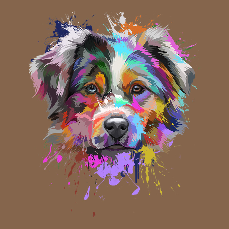 Splash Art Australian Shepherd   Aussie Lover Gifts Premium Tee by longCreatives | Teevron
