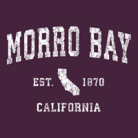 Morro Bay California Ca Vintage Athletic Sports Design Premium Tee | Teevron