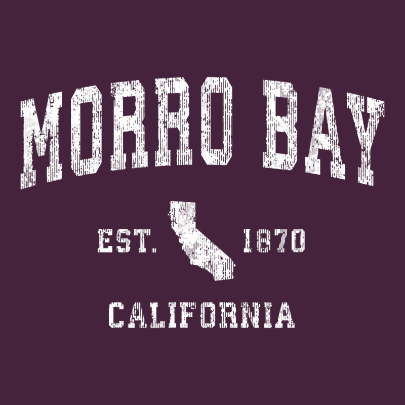 Morro Bay California Ca Vintage Athletic Sports Design Premium Tee by longCreatives | Teevron