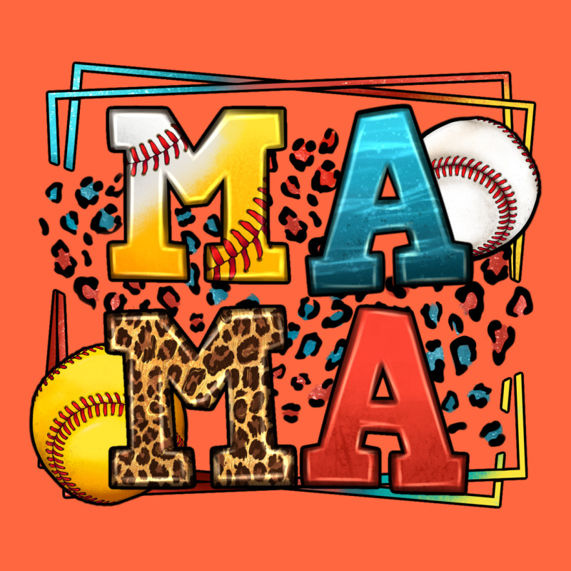 Leopard Softball And Baseball Mama Mother's Day Premium Hoodie by LillyAllenDesigns | Teevron