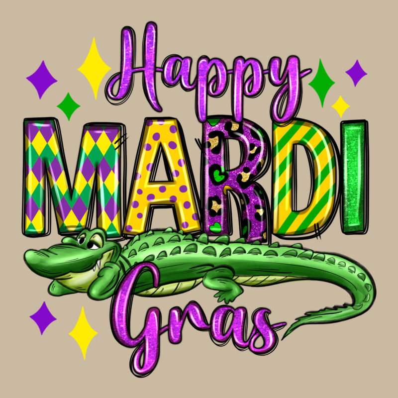 Happy Mardi Gras Alligator Olivia Long Sleeve Tee by OliviaCreatesArt | Teevron