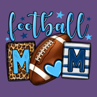 Football Mom Blue Team Color  Mother's Day Vintage Hoodie | Teevron
