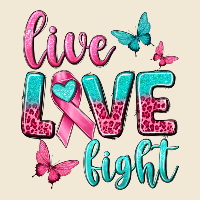 Live Love Fight Breast Cancer Premium Tee by texasbilliewilder | Teevron
