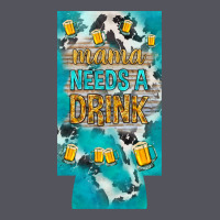 Mama Needs A Drink Slim Can Cooler Mother's Day Vintage Hoodie | Teevron