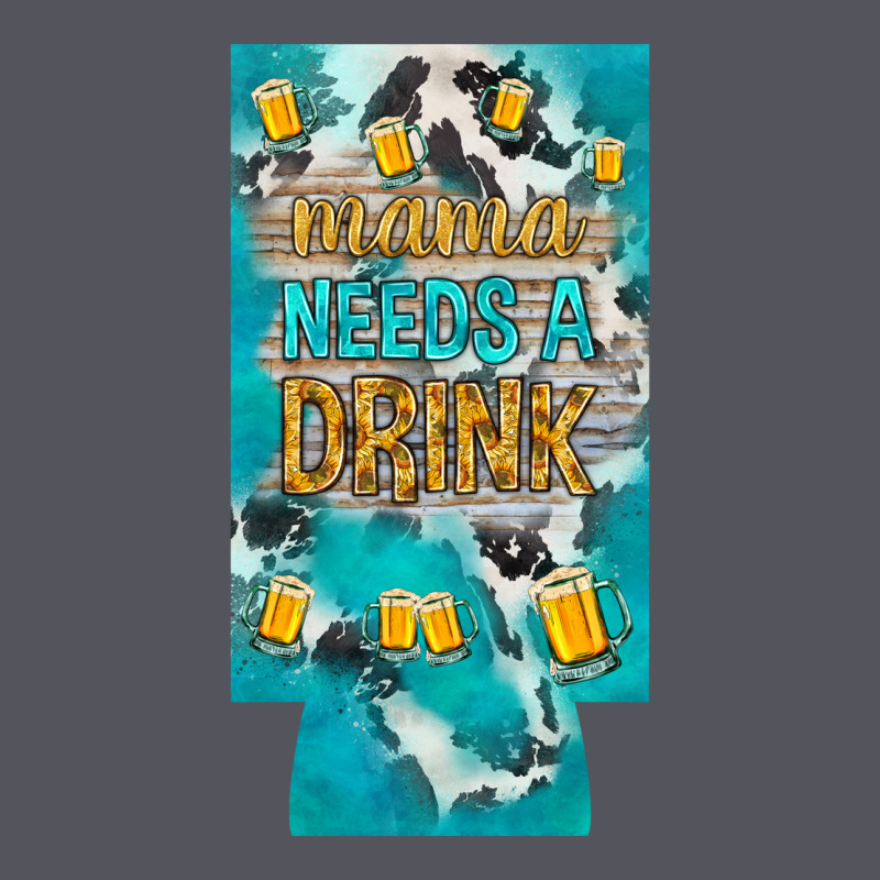 Mama Needs A Drink Slim Can Cooler Mother's Day Vintage Hoodie by HowdyJamesFarm | Teevron