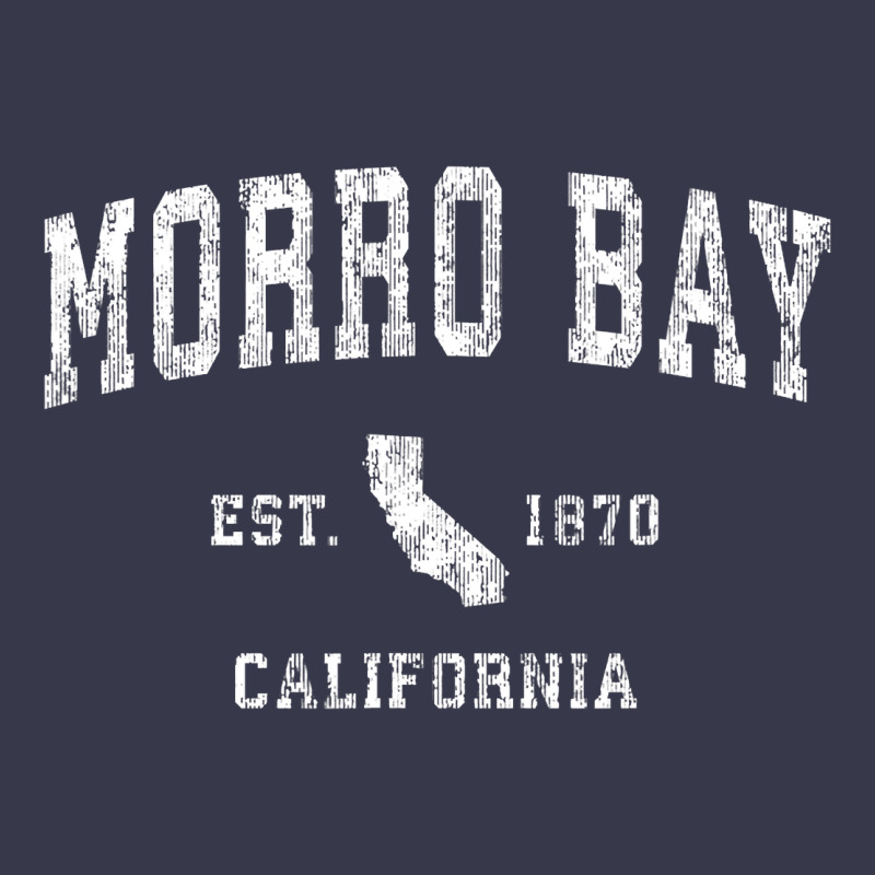 Morro Bay California Ca Vintage Athletic Sports Design Long Sleeve Tee by longCreatives | Teevron