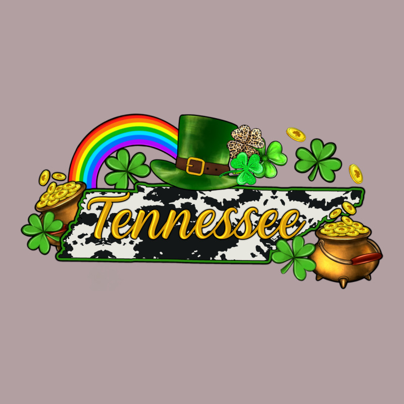 Tennessee Map St. Patrick's Vintage Hoodie by CowGirlArtShop | Teevron
