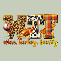 Wtf Wine Turkey Family Ladies Tee | Teevron