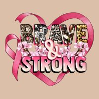 Brave And Strong Cancer Awareness Urban Heavy Tee | Teevron