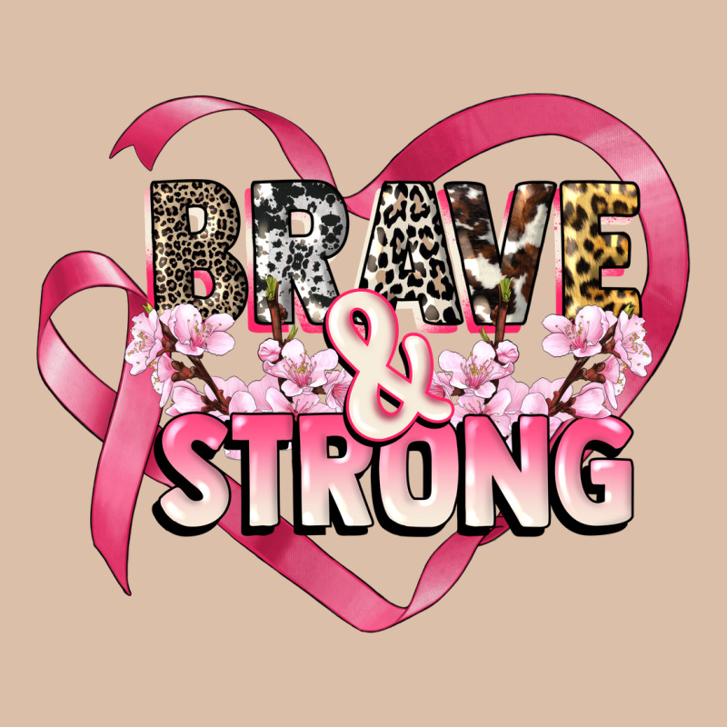 Brave And Strong Cancer Awareness Urban Heavy Tee by CowGirlArtShop | Teevron
