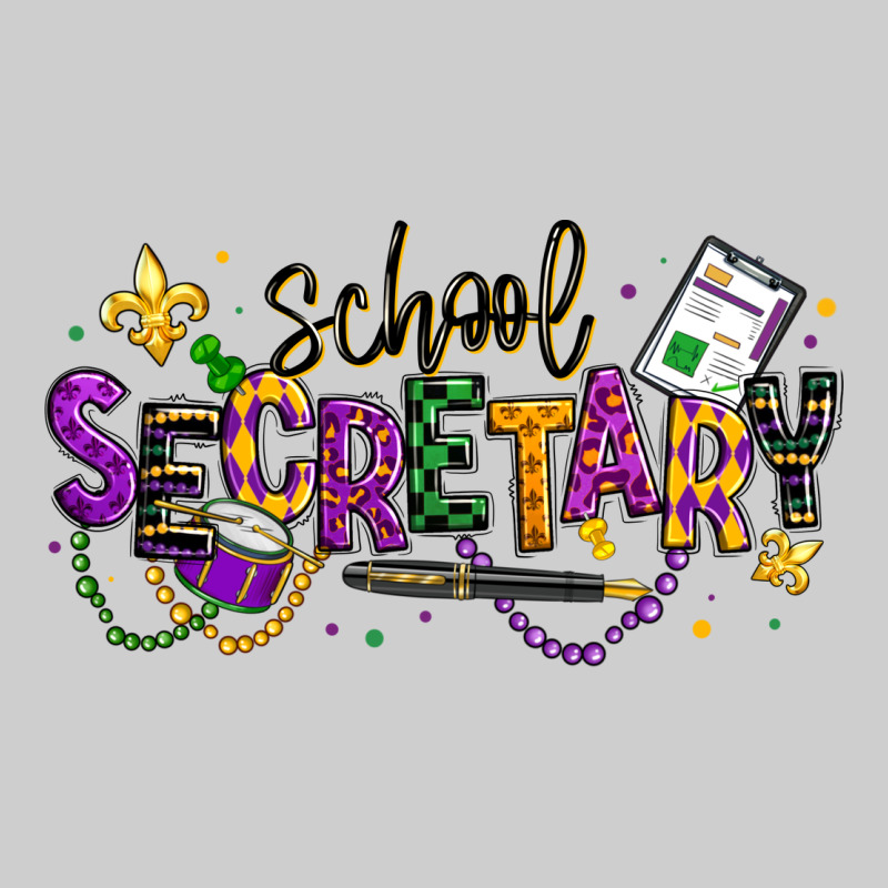 Mardi Gras School Secretary Premium Tee by texasbilliewilder | Teevron
