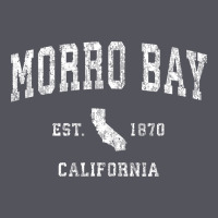 Morro Bay California Ca Vintage Athletic Sports Design Vintage Hoodie | Teevron