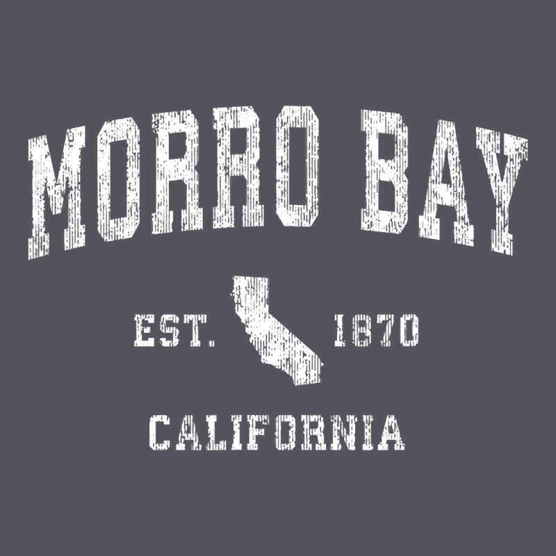 Morro Bay California Ca Vintage Athletic Sports Design Vintage Hoodie by longCreatives | Teevron