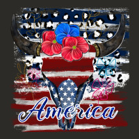 Bull Skull America Heavy Core Tee | Teevron