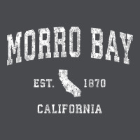 Morro Bay California Ca Vintage Athletic Sports Design Zipper Hoodie | Teevron